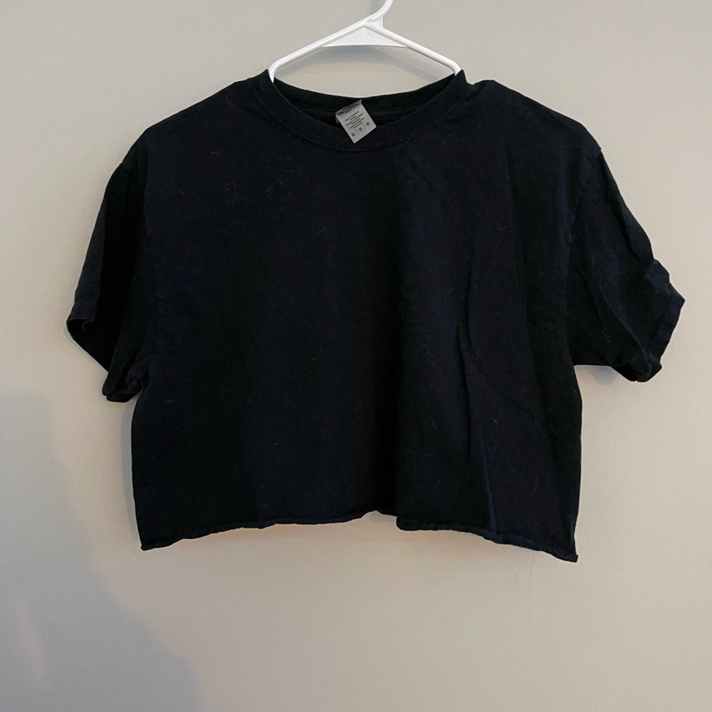 Black crop top